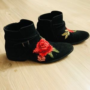 Custom Chelsea Faux Velvet Boots